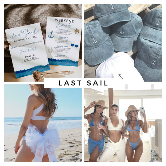 Last Sail Before the Veil Bachelorette Party Theme Ideas