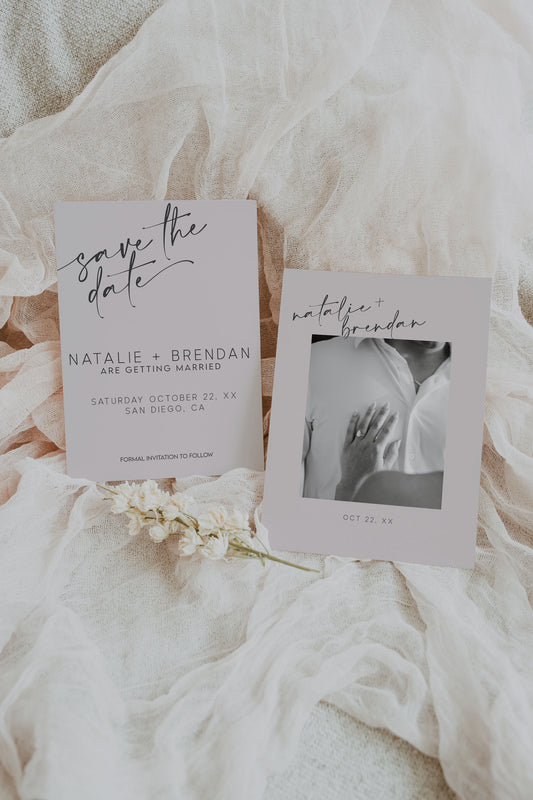 Elegant Save the Date Template