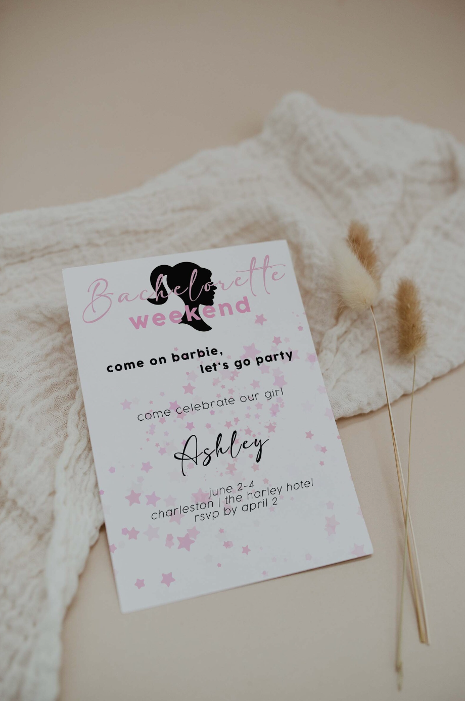 SHE FOUND KEN Bachelorette Invitation Template